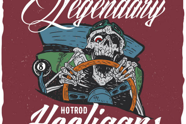 传奇热棒胡利根斯裁片印花服装：复古与速度的碰撞