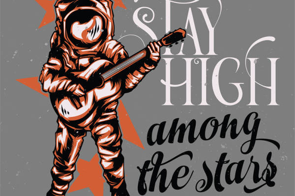 探索星际的摇滚精神：宇航员裁片印花服装