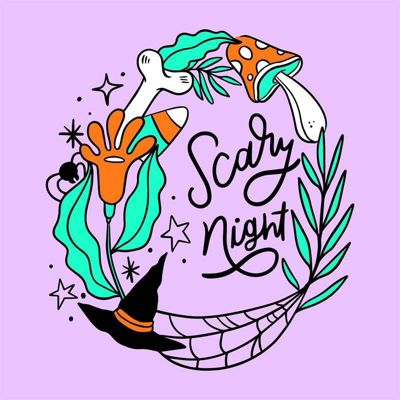 梦幻裁片印花服装：探索Scary Night的神秘魅力