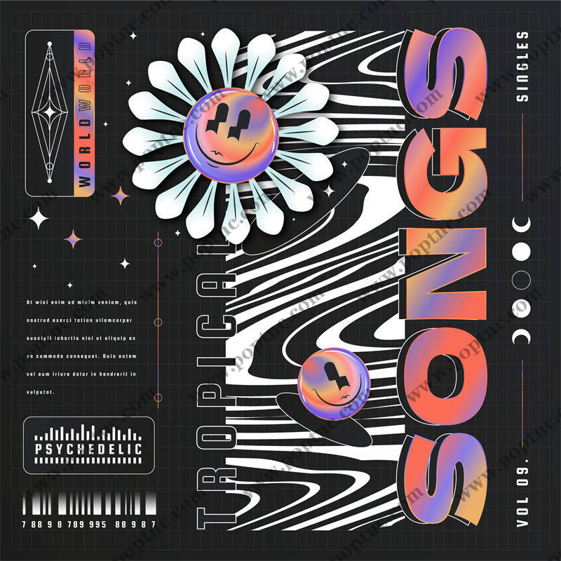 未来主义风格裁片印花服装:潮流与科技的完美融合