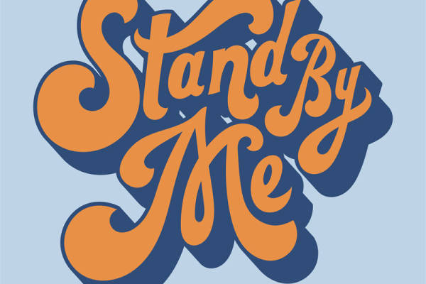 时尚潮流裁片印花服装:'Stand By Me'个性印花T恤