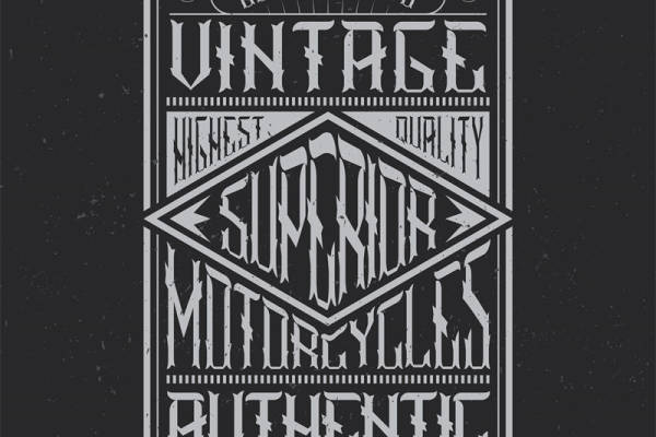 复古风格裁片印花服装:展现摩托车文化的独特魅力