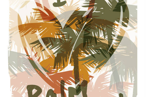 热带风情裁片印花服装：棕榈海滩度假风