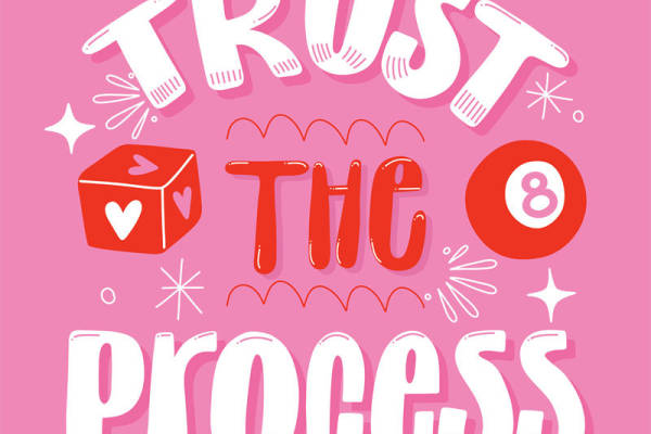 信任过程：粉色系裁片印花服装印花设计