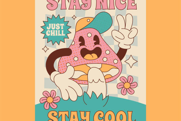 时尚潮流裁片印花服装：保持美好，保持冷静