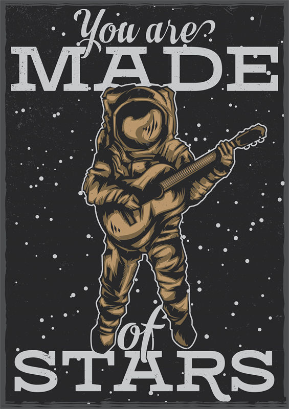 探索宇宙的摇滚精神:裁片印花服装的星际之旅