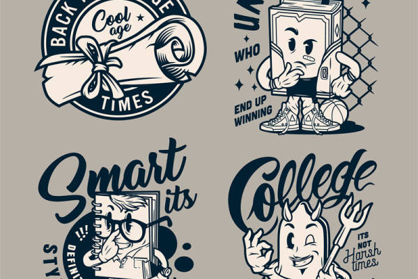 复古学院风裁片印花服装：重返校园的时尚潮流