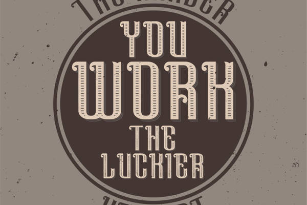 激励人心的裁片印花服装：努力工作，收获更多