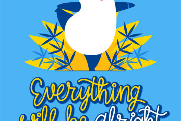 可爱卡通企鹅裁片印花服装，传递正能量的时尚选择