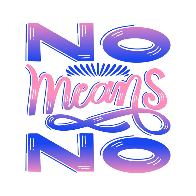 创意无限：'No Means No'裁片印花服装印花设计