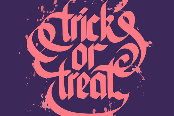 万圣节主题裁片印花服装:Trick or Treat时尚设计