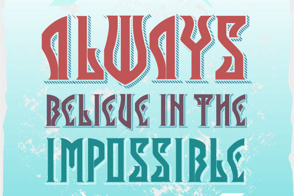 激励人心的裁片印花服装：永远相信不可能