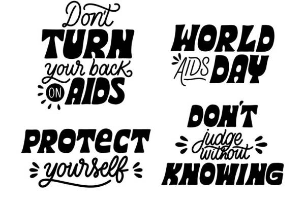 时尚裁片印花服装:倡导艾滋病意识与自我保护