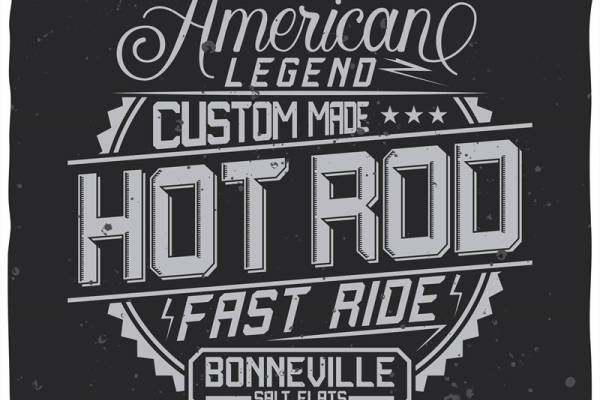 探索美国传奇裁片印花服装:定制热棒快速骑行风格