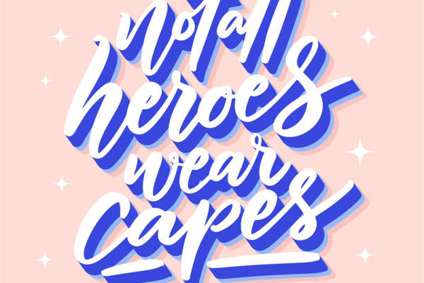 时尚致敬：'Not All Heroes Wear Capes'裁片印花服装