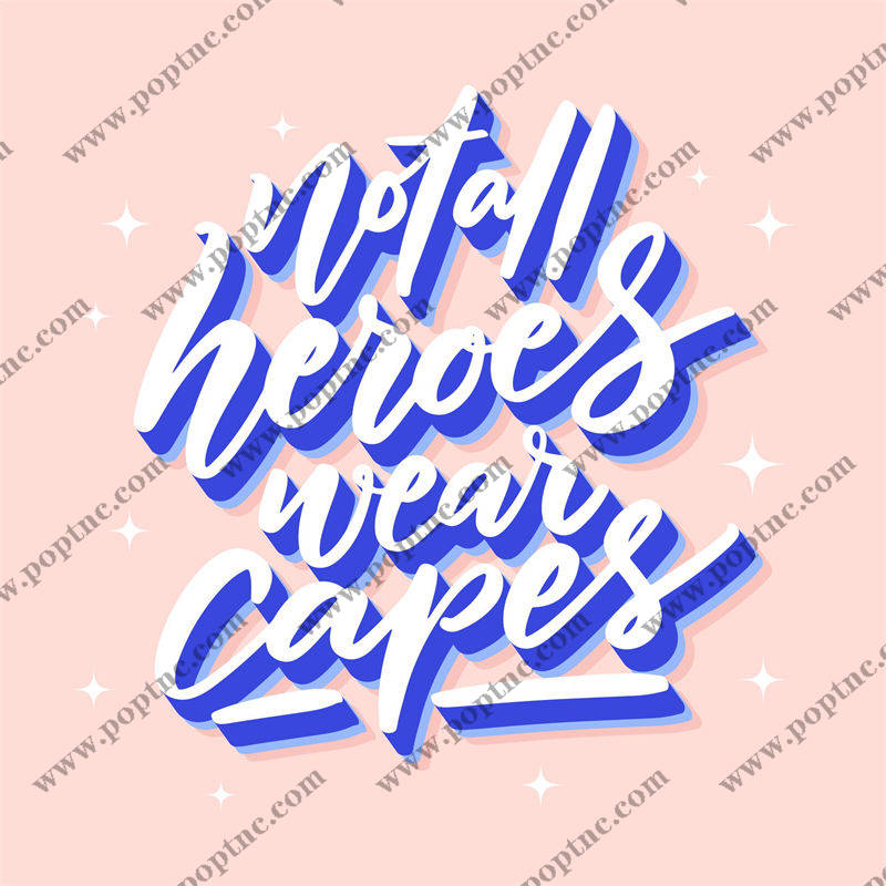 时尚致敬:'Not All Heroes Wear Capes'裁片印花服装