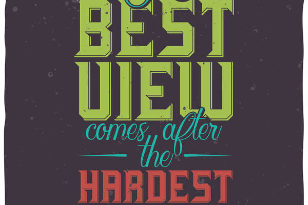 激励人心的裁片印花服装：最佳视角来自最艰难的攀登