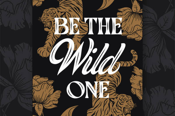 成为野性之王：独特裁片印花服装印花设计