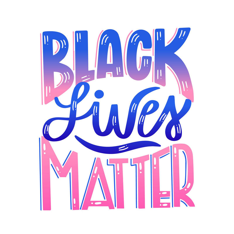 时尚前卫的裁片印花服装：'Black Lives Matter'主题设计