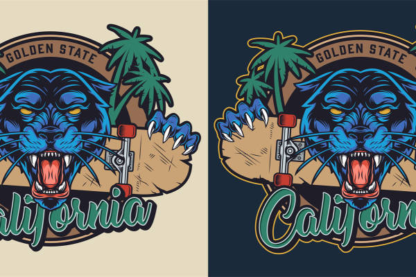 加州风情裁片印花服装：展现独特街头风格的时尚选择