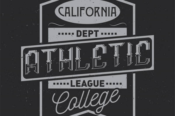 探索加州学院风裁片印花服装印花设计