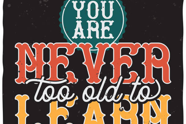 激励人心的裁片印花服装：永远不老，永远学习