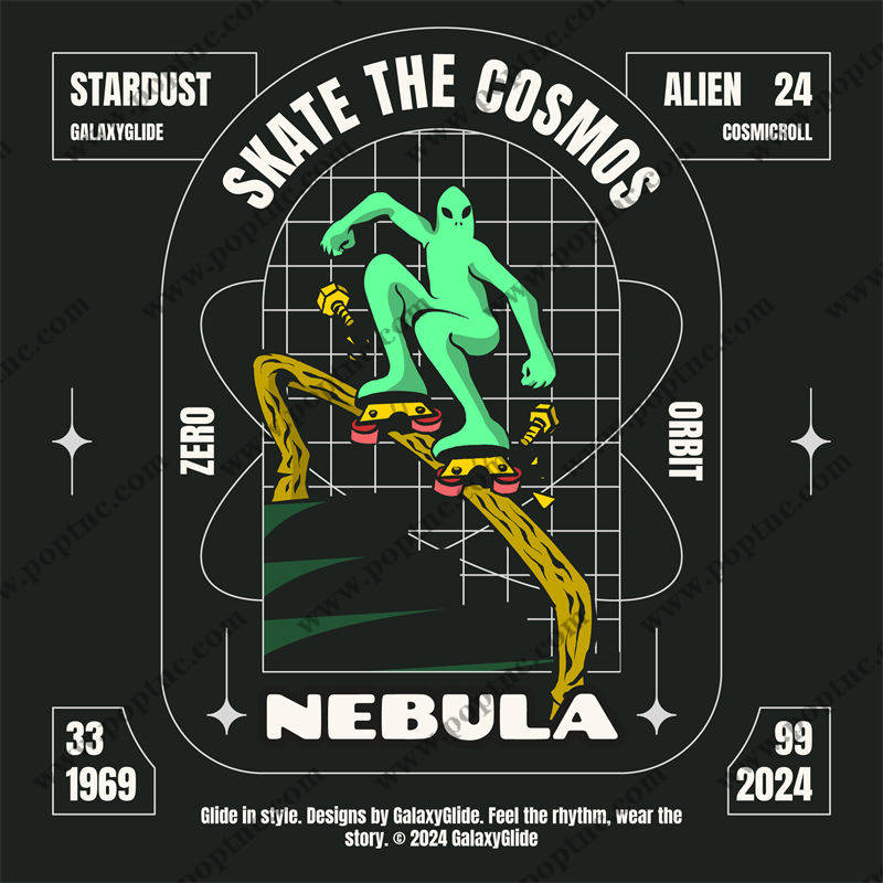 探索宇宙的滑板之旅:裁片印花服装印花新潮流
