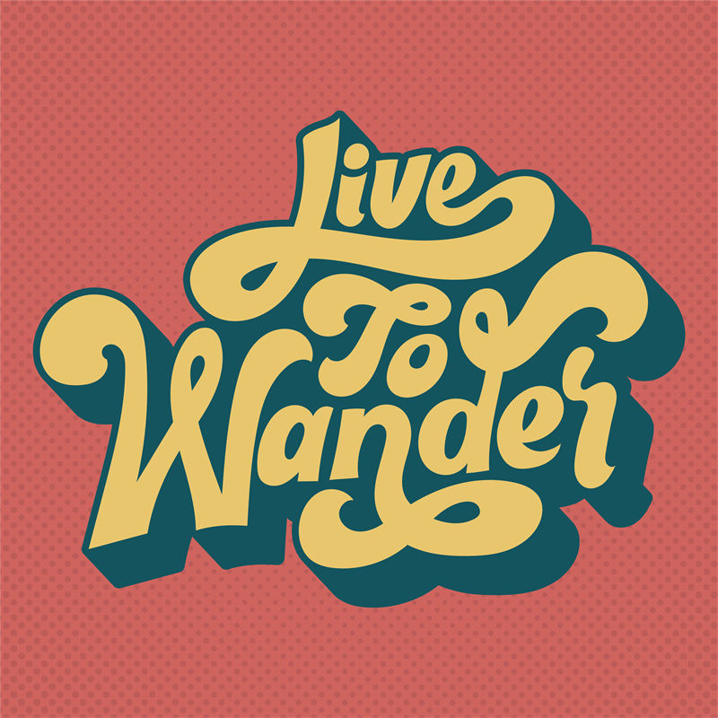 探索自由精神：裁片印花服装上的'Live To Wander'艺术