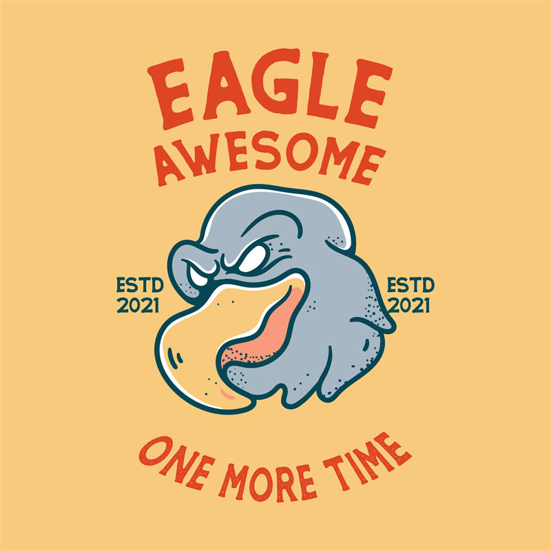 活力四射的裁片印花服装：Eagle Awesome 2021系列
