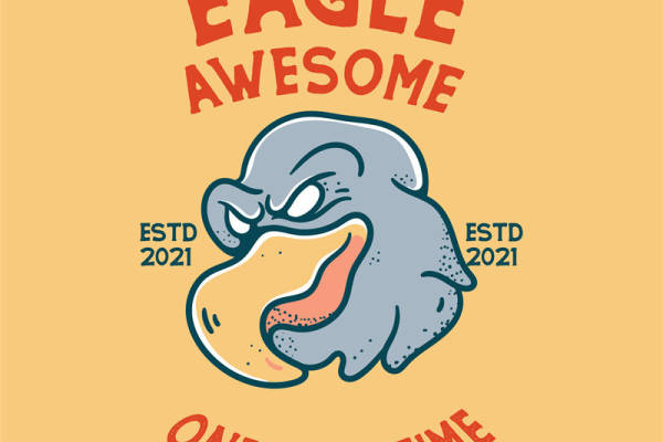 活力四射的裁片印花服装:Eagle Awesome 2021系列