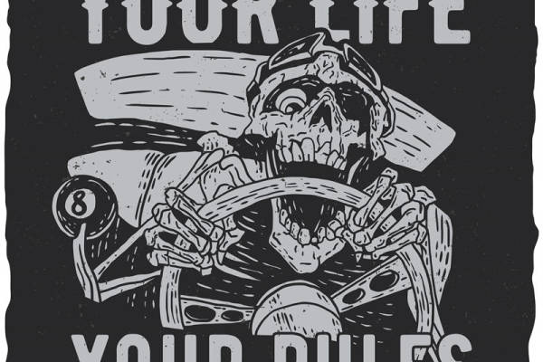 自由精神裁片印花服装：掌控你的生活，制定你的规则