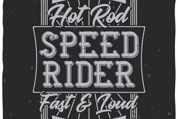 探索加州传奇热棒赛车文化:裁片印花服装印花设计