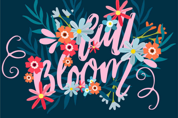 春日绽放：时尚花卉裁片印花服装印花设计