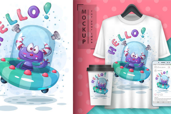 可爱卡通裁片印花服装：夏日清新风格，适合所有年龄段