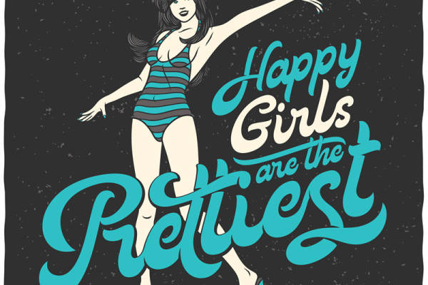 时尚活力裁片印花服装:快乐女孩最时尚