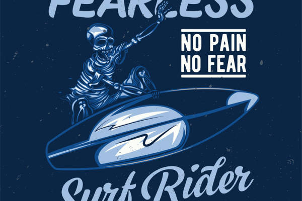 无畏冲浪者裁片印花服装：勇敢者的游戏
