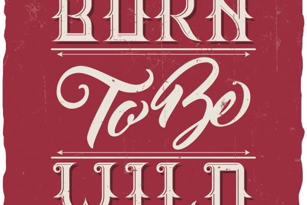 复古风格裁片印花服装:'Born To Be Wild'个性表达