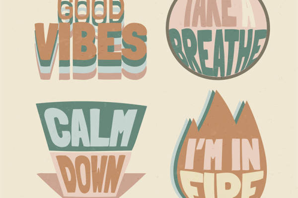 时尚潮流裁片印花服装,传递正能量的生活态度