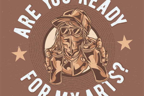 复古风格裁片印花服装：准备好迎接我的艺术了吗？