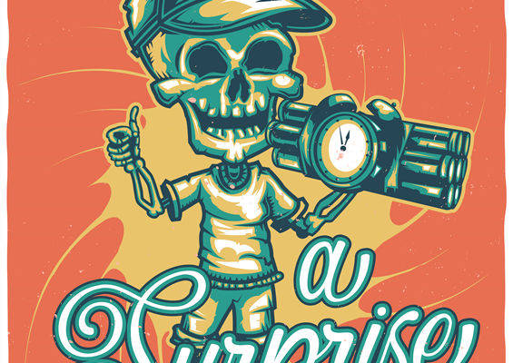 创意骷髅裁片印花服装：给你一个惊喜的时尚选择