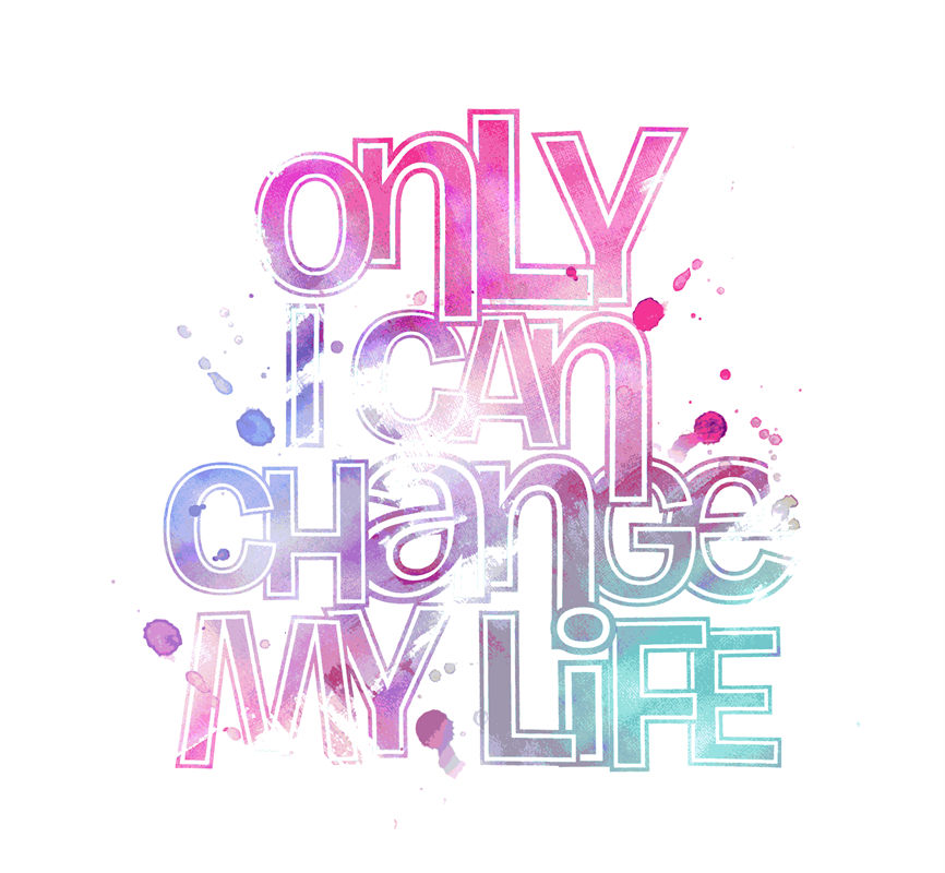 励志裁片印花服装：'Only I Can Change My Life'的时尚宣言