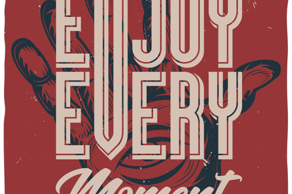 享受每一刻:复古风格裁片印花服装印花设计