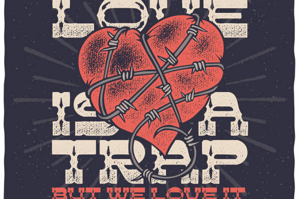 探索爱情与束缚的裁片印花服装艺术