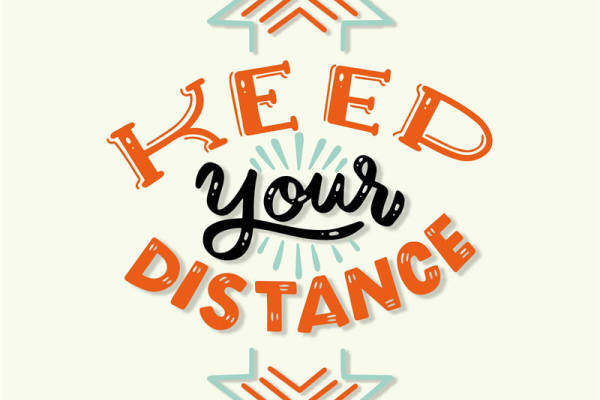 保持距离:创意裁片印花服装设计