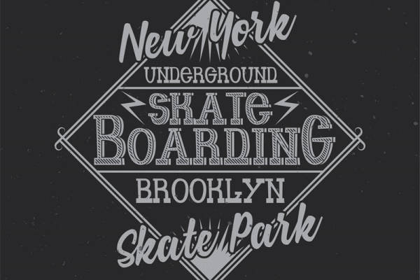 探索纽约地下滑板文化：布鲁克林滑板公园裁片印花服装