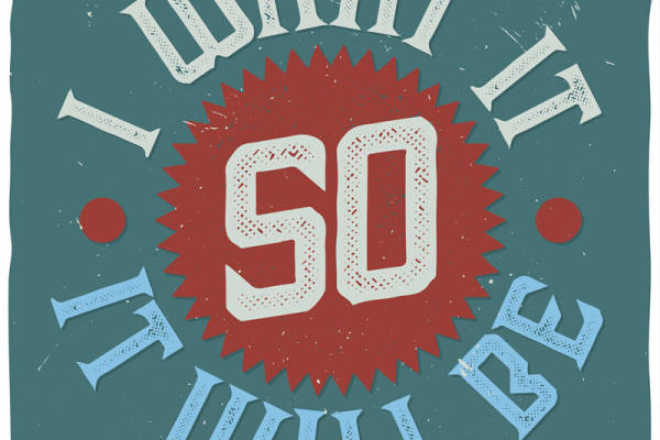 复古风格'I Want It All'裁片印花服装，展现个性与自由