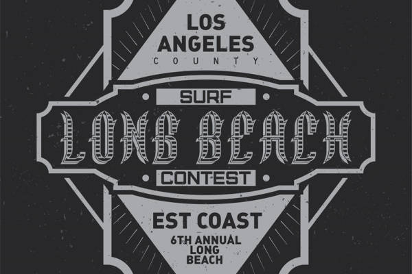 洛杉矶县冲浪长滩比赛服装裁片印花设计