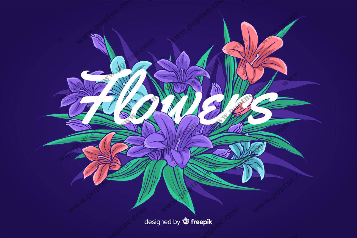 春意盎然的紫色花卉裁片印花服装设计