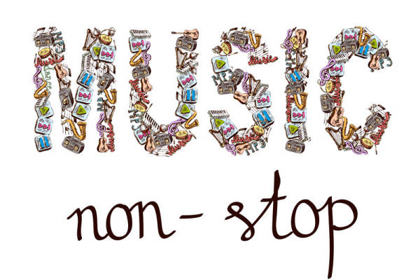 活力无限：音乐主题裁片印花服装印花设计