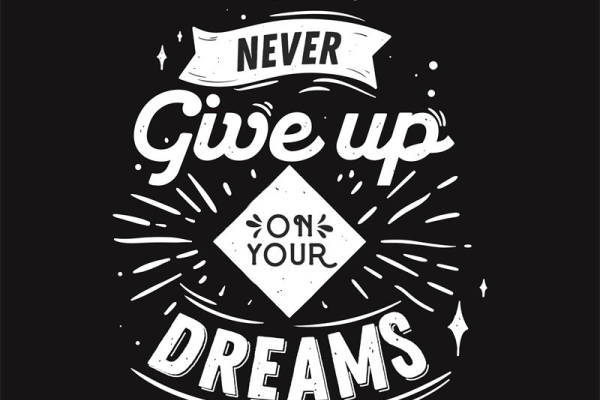 永不放弃梦想：激励人心的裁片印花服装